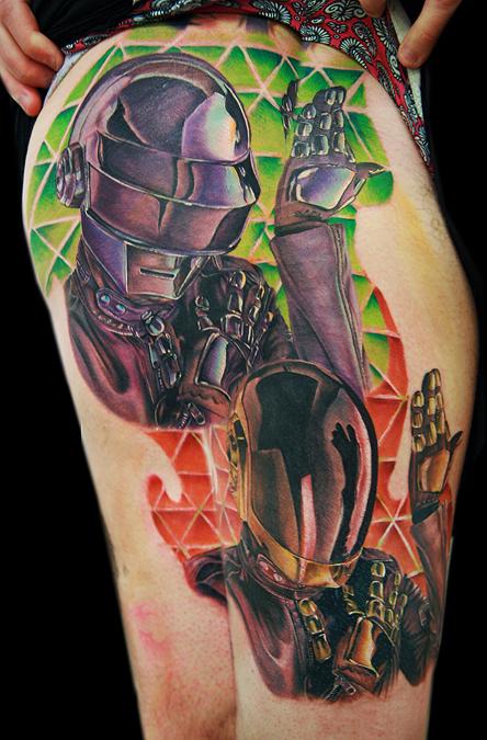 Tattoos - Daft Punk Helmets Part 2